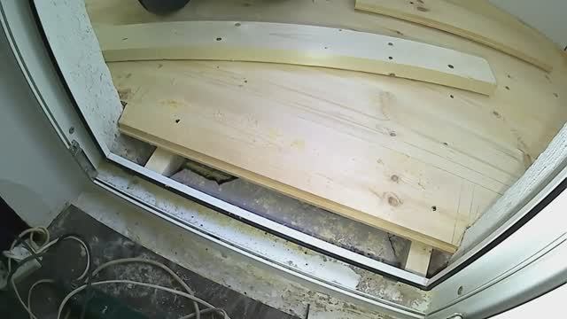 Тепло, уютно, красиво. Деревянный пол на балкон. смотреть онлайн