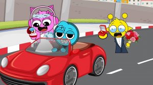 САЙМОН против ЗИП... кого выберет СТЕЛЛА? | Анимация СПРУНКИ