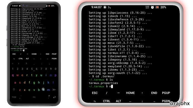 Udroid Desktop + termux x11 + Xwayland in Termux * aka Ubuntu Desktop смотреть онлайн
