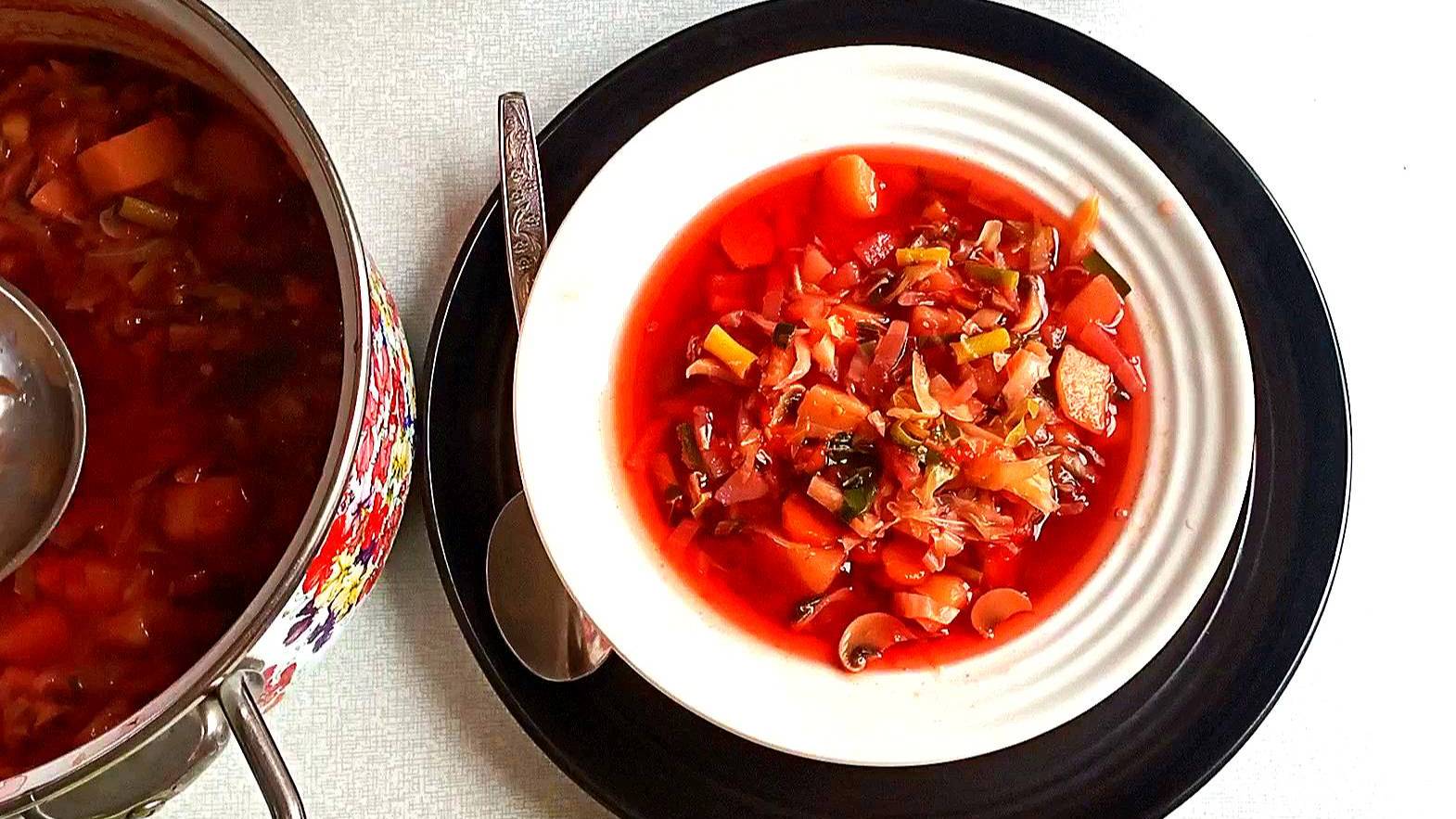 Борщ Летний Мой Рецепт Супер Овощного супа Это просто смотреть онлайн