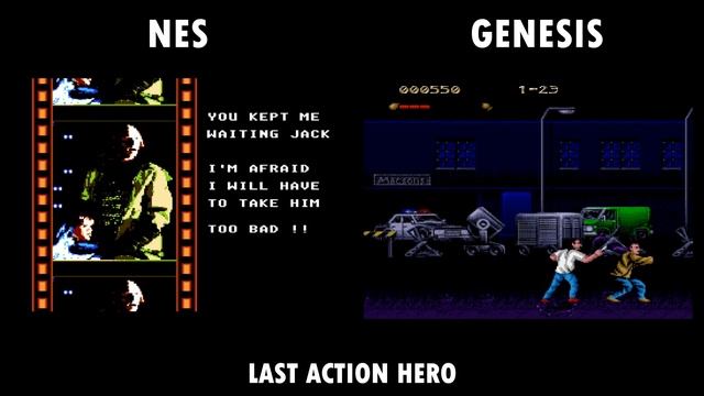 All NES Vs Genesis Games Compared Side By Side