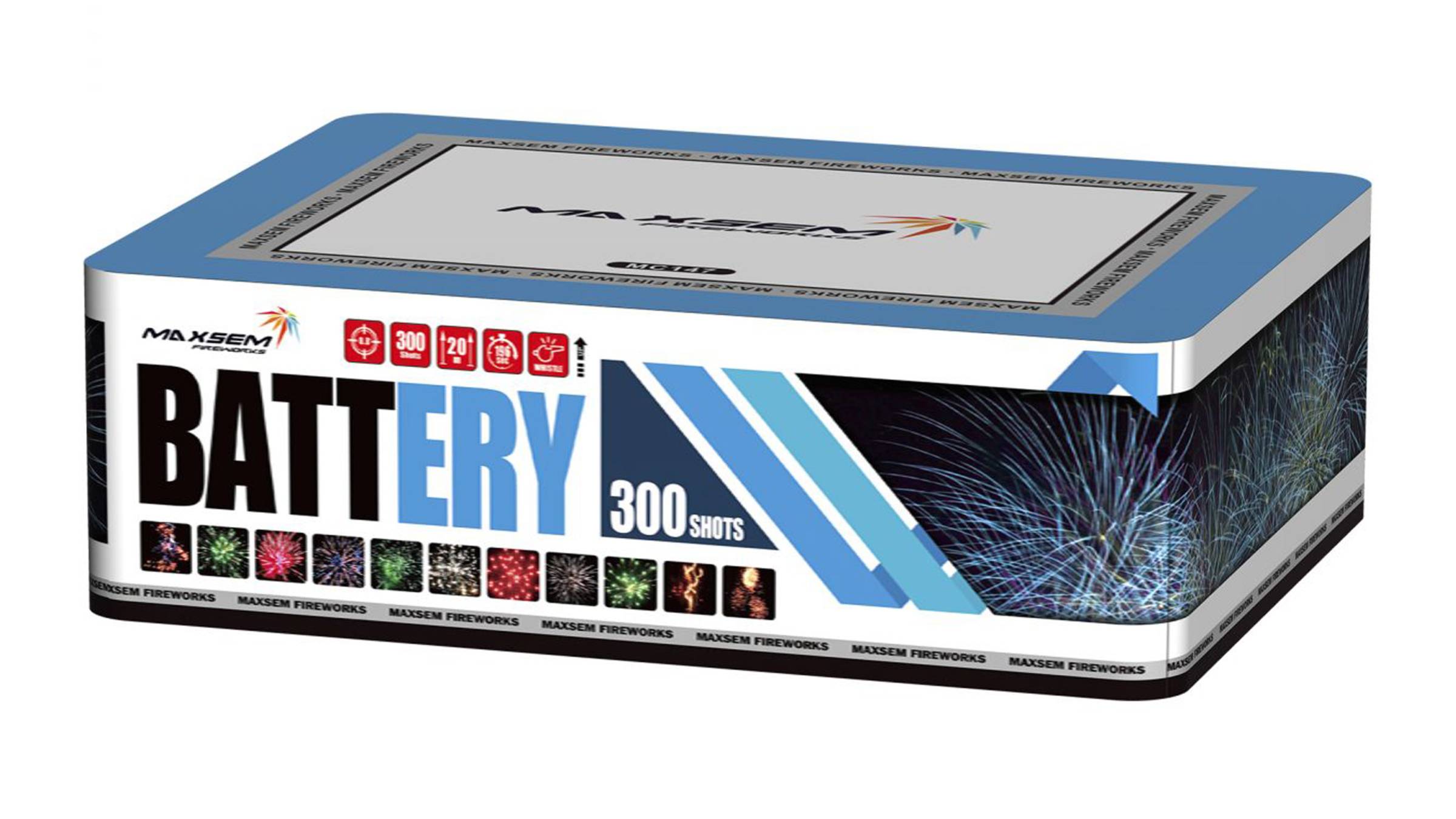 MC147 Салют "BATTERY" (0,8" х 300 залпов) "Maxsem" смотреть онлайн