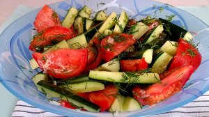 📌 Малосольные огурцы и помидоры - самый простой и быстрый рецепт