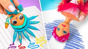 🧸 Кукольные лайфхаки ✏️ как пронести игрушки на урок тайно!