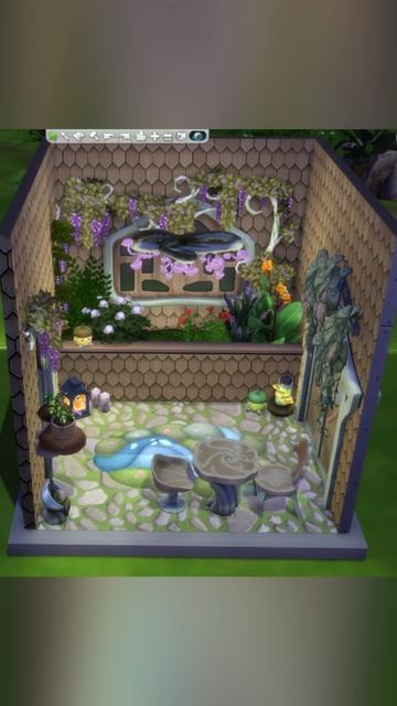 Столовая для фей #sims4 #челленджы #снежок #строительство смотреть онлайн