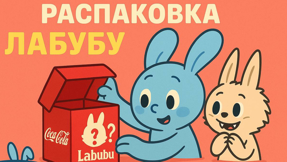 Лабубу с колой / Labubu Coca Cola Series | новые распаковка и обзор смотреть онлайн