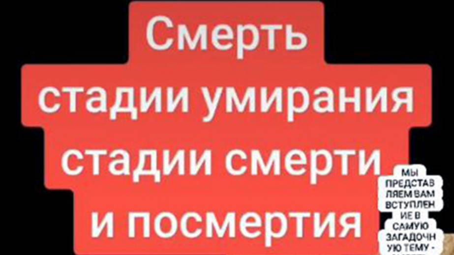 Посмертие. Пояснение...