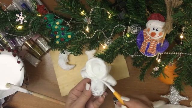 Мастеркласс по изготовлению новогодних елочных игрушек в ватной технике ПРАЗДНИК К НАМ ПРИХОДИТ