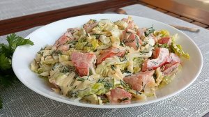 Самый летний салат Вкусный аппетитный салат для любителей легких блюд