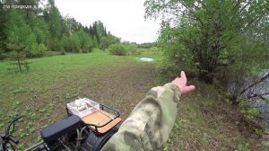 Утро после ночной грозы. Забрал донки с озёр. Еду домой 6 серия