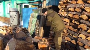 КОЛКА ДРОВ. ЭТО НЕ СЛОЖНО КОГДА УМЕЕШЬ