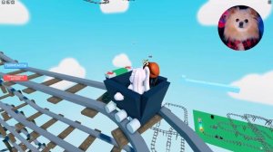 КОРЗИНКА ЕДЕТ К КОШКЕ В РОТ ! РОБЛОКС | ЕДУ НА ВАГОНЕТКЕ К КОТИКУ ROBLOX