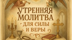 Утренняя молитва для силы и веры