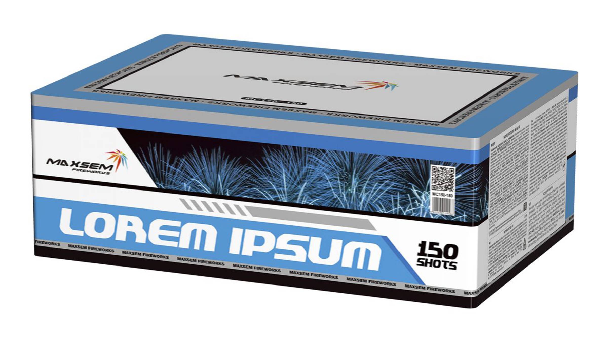 MC150-150 Салют "LOREM IPSUM" (1,5" х 150 залпов) "Maxsem" смотреть онлайн