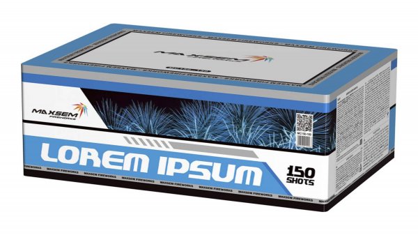 MC150-150 Салют "LOREM IPSUM" (1,5" х 150 залпов) "Maxsem"
