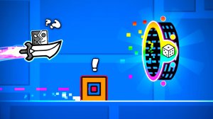 Гонка на СЛУЧАЙНЫХ ПОРТАЛАХ в Geometry Dash