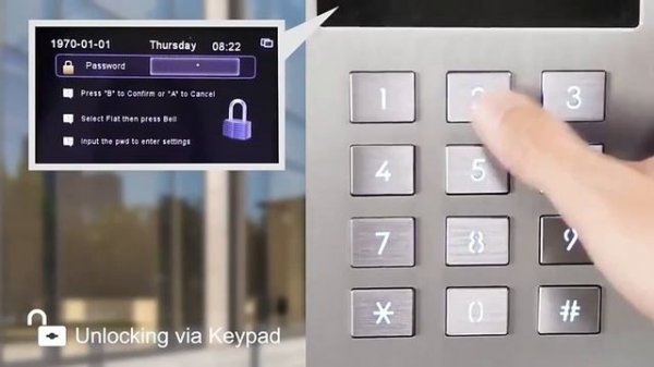 Этот видеодомофон от JEATONE с 10-дюймовым цветным сенсорным экраном удобен для дома.