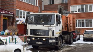 Мусоровоз МКМ-3403 на шасси МАЗ-5340B2 (Е 455 УТ 22) / Garbage truck MAZ-5340B2