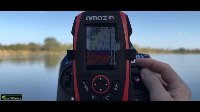Отзыв на топ продаж - AMAZIN FishFinder FF777-PRO-CWLS эхолот для прикормочного кораблика смотреть онлайн