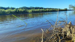 Рыбалка на острове с ночёвкой. Большой поход в 30 км. Чай со смородиной и суп харчо.