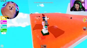 ПОЛ ЭТО ЛАВА В РОБЛОКС !  МЫ С ВИКОЙ ОСТАЛИСЬ ОДНИ ! ROBLOX @vikiblissplay7