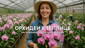 Как выращивают орхидеи с теплице? Секреты цветочного бизнеса 🌺