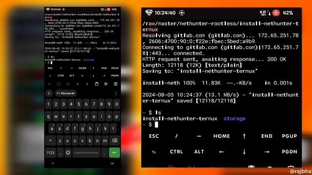 Kali Nethunter fresh installation in Termux | Kali Linux | rajbhx смотреть онлайн