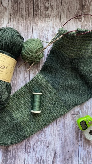 Пятка Флигля или вязальный тупик😳