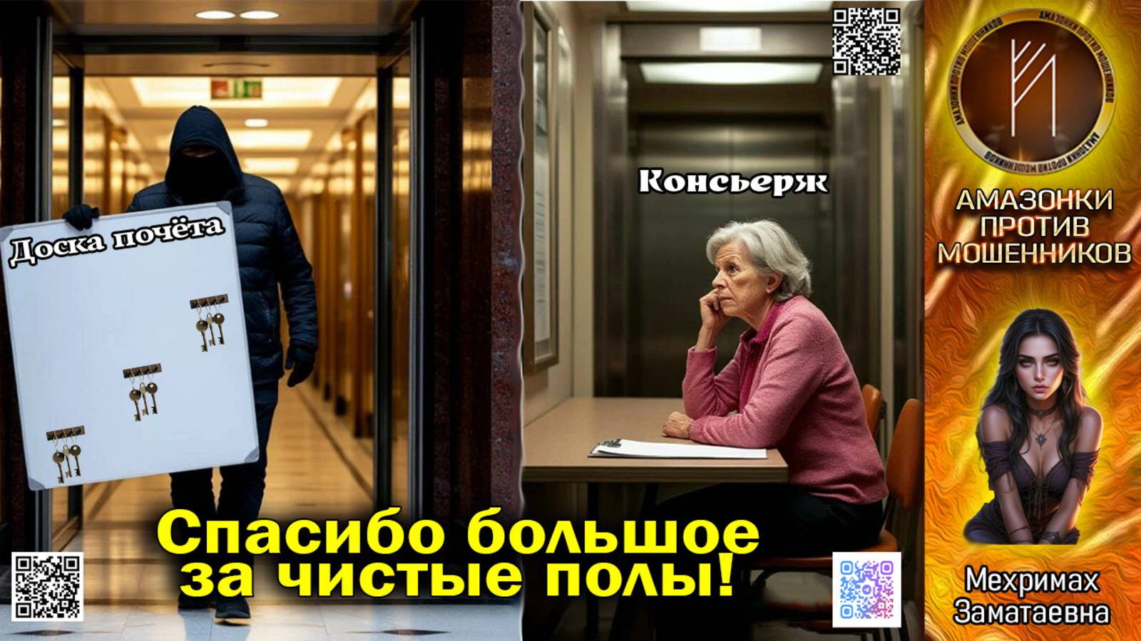 МЕХРИМАХ. Бесплатный мастер-класс: как не стать жертвой домофонного skam. Дебют.