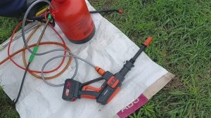 GUANXIN. Переделка. Аккумуляторный опрыскиватель - автомойка для сада и огорода. Обзор