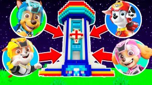 МЕГАЩЕНКИ БАЗА ЩЕНЯЧИЙ ПАТРУЛЬ ПРОТИВ РАЙДЕР ПОРТАЛ ВЫБЕРИ ПРАВИЛЬНУЮ В МАЙНКРАФТ МУЛЬТИК ГОНЩИК