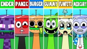 Incredibox Sprunki Gummy Bear Vs. FUNFETTI Vs. PANIC Vs. MERCURY Vs. BURGER | NEW MOD