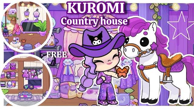 СОЗДАЁМ ЭМО-КУРОМИ СТИЛЬ 🖤💜🖤💜 В ДЕРЕВНЕ В AVATAR WORLD! НОВОЕ ОБНОВЛЕНИЕ 🖤💜🖤💜