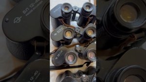 Ранние гражданские бинокли СССР 12х40 Зомз