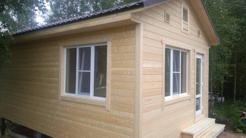 Баню приготовить–что музыкальный инструмент настроить! Симпатичная и удобная одноэтажная баня БК-7 смотреть онлайн