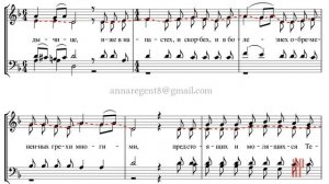 Заступнице Усердная, тропарь Казанской иконе Божией Матери, Н.А.Воронин - Альтовая партия