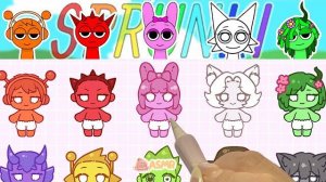 ДЕТКИ СПРУНКИ! ✏️🎀 РИСУЕМ АСМР. УЧИМСЯ РИСОВАТЬ НА АЙПАДЕ! Белый ШУМ ✏️🎀