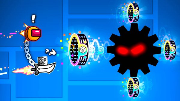 СМЕРТЕЛЬНАЯ СВЯЗЬ на СЛУЧАЙНЫХ ПОРТАЛАХ в Geometry Dash