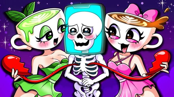 КАПУЧИНО влюбился в POT HOTSPOT… Кого Он выберет?! | Brainrot & Спрунки