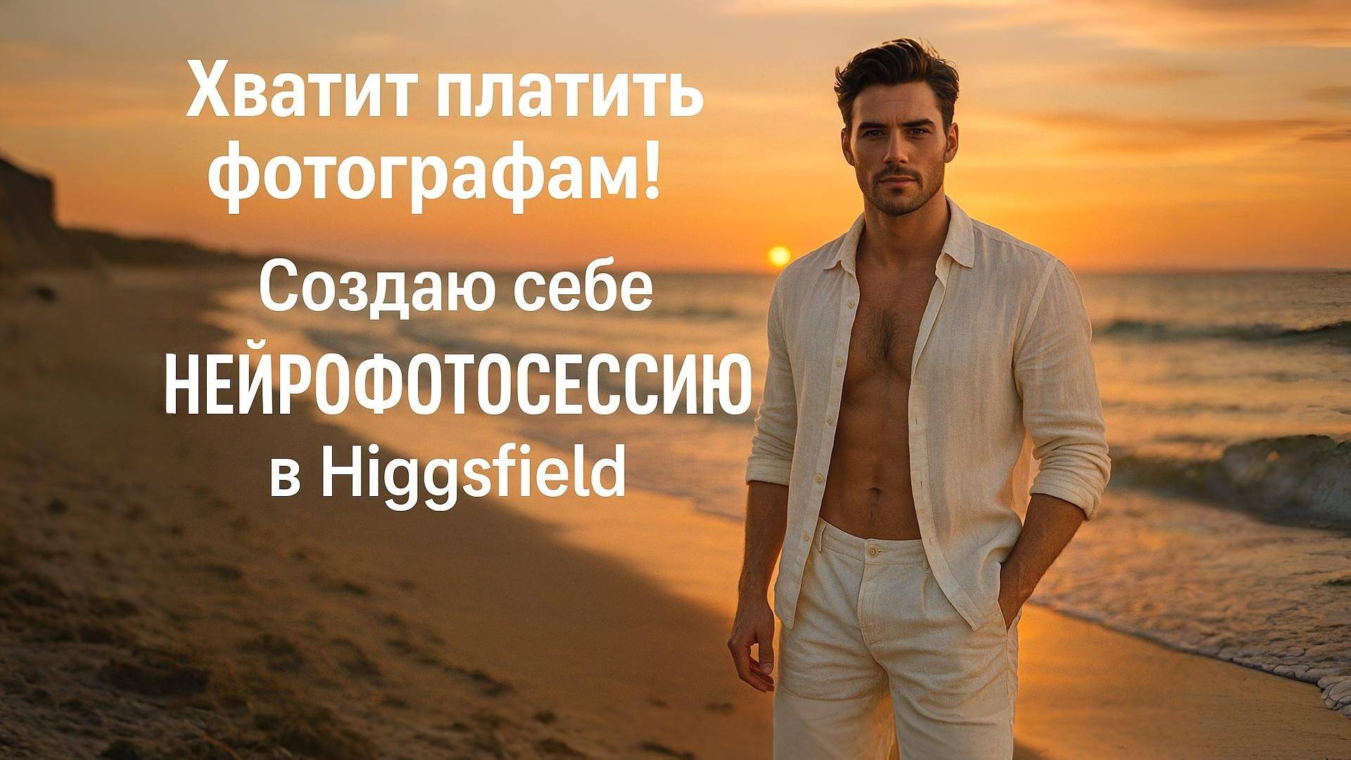 Хватит платить фотографам! Создаю себе крутую НЕЙРОФОТОСЕССИЮ в Higgsfield.