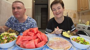 Мукбанг ВЕС как приговор! КРАЙНОСТИ и любовь к себе! Как я ПОХУДЕЛА за год! Семейный ужин в России