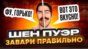 Как заваривать пуэр? Готовим молодой шен в гайвани