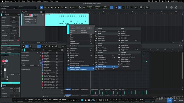 04. Advanced Quantize Options
