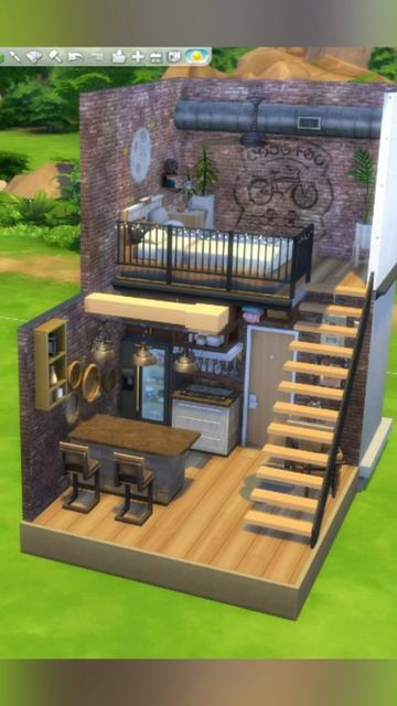 Уютный микро дом #sims4 #симс #снежок #строительство смотреть онлайн