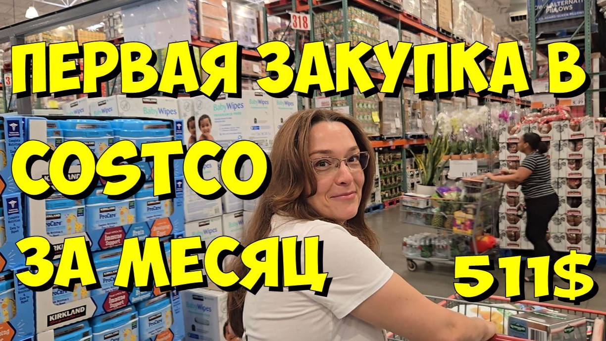 США. Первая закупка в Costco за месяц. 511 долларов