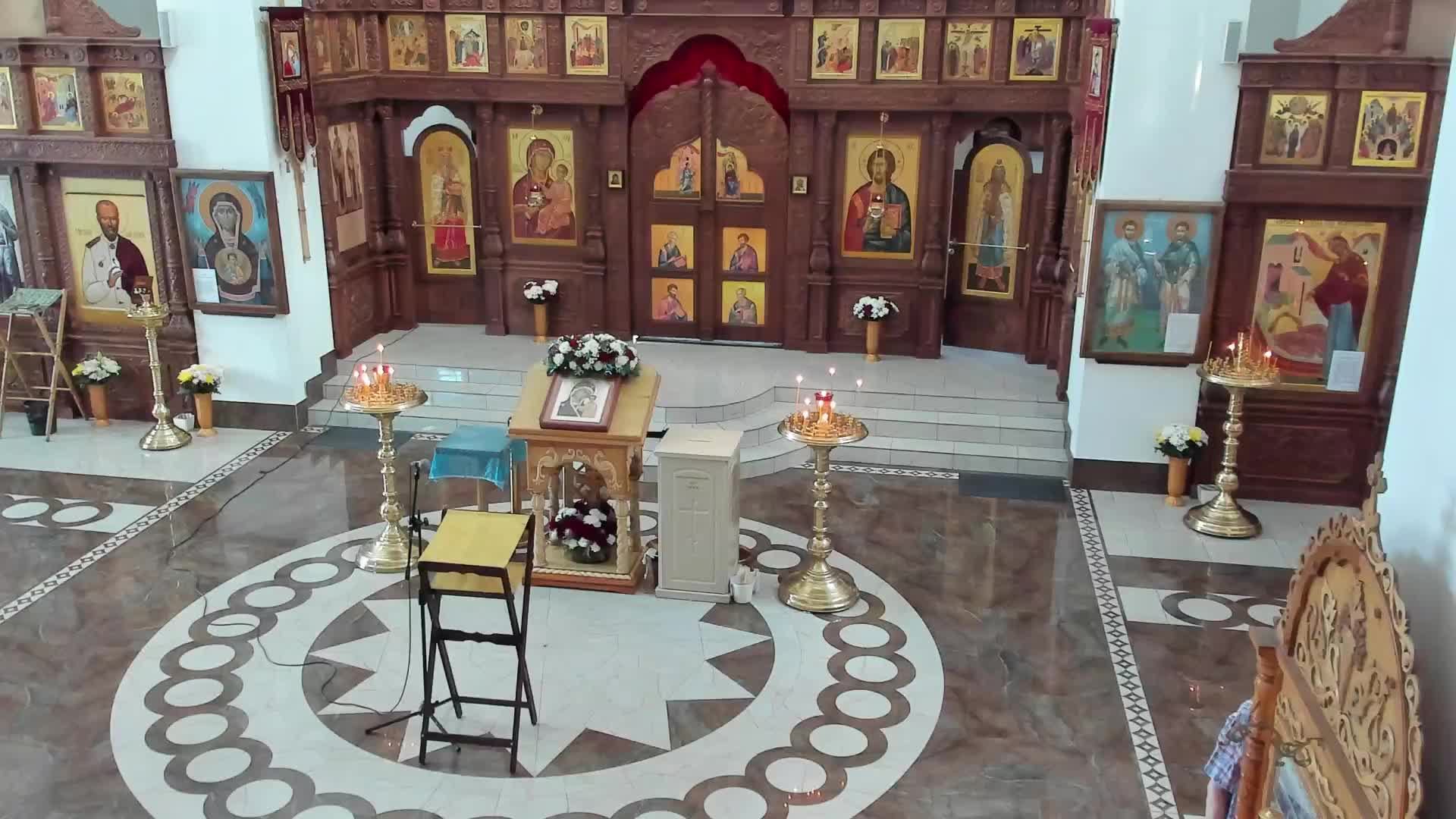 Богослужение в храме Космы и Дамиана 20.07.2025г. смотреть онлайн