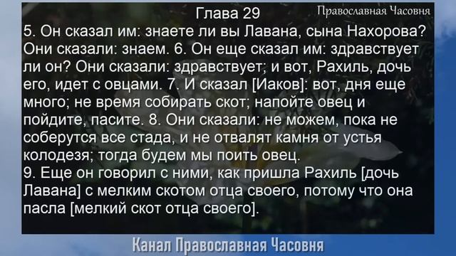 КНИГА БЫТИЕ - СЛУШАТЬ АУДИО С ТЕКСТОМ смотреть онлайн