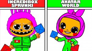 Sprunki VS Avatar World: Ужасы и Норма 🌙