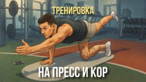 5 УПРАЖНЕНИЙ для ПРЕССА и КОРА - быстрая и эффективная тренировка