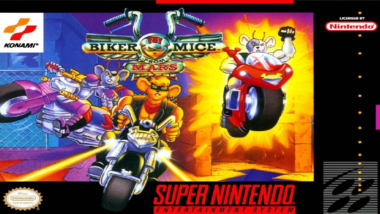 Biker Mice from Mars (SNES) Полное прохождение смотреть онлайн